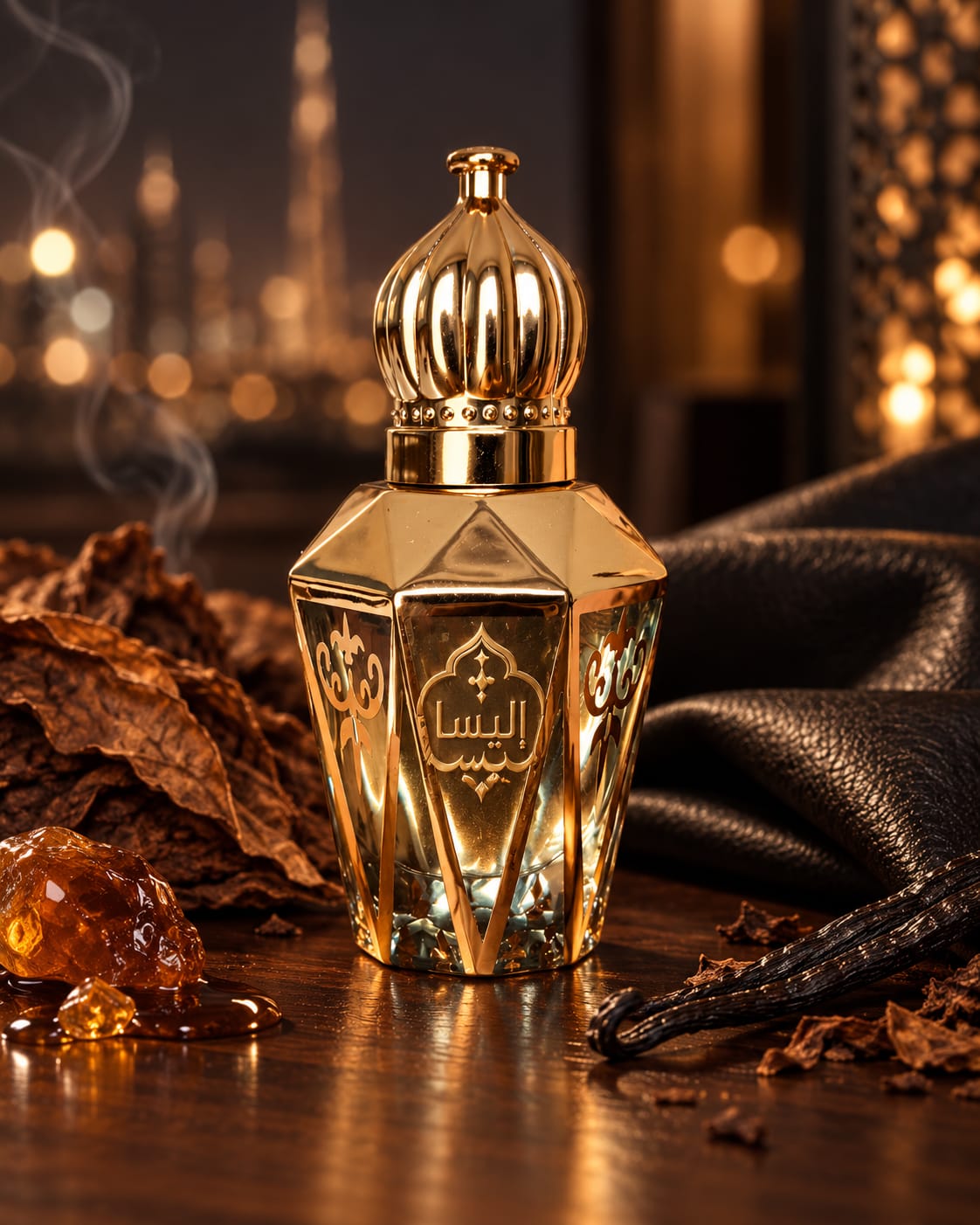 Leather tobacco perfume notes